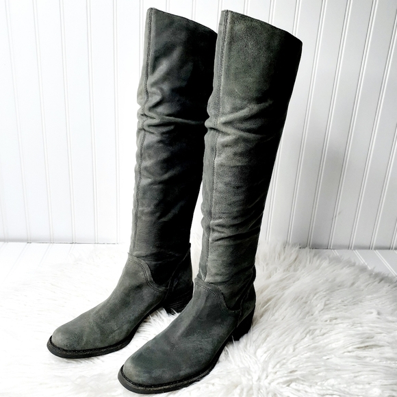 Matisse Grifter Distressed Leather Boots - Picture 1 of 13